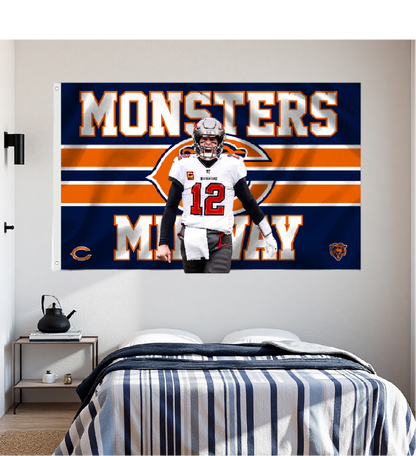 Chicago Bears Flag Custom Image