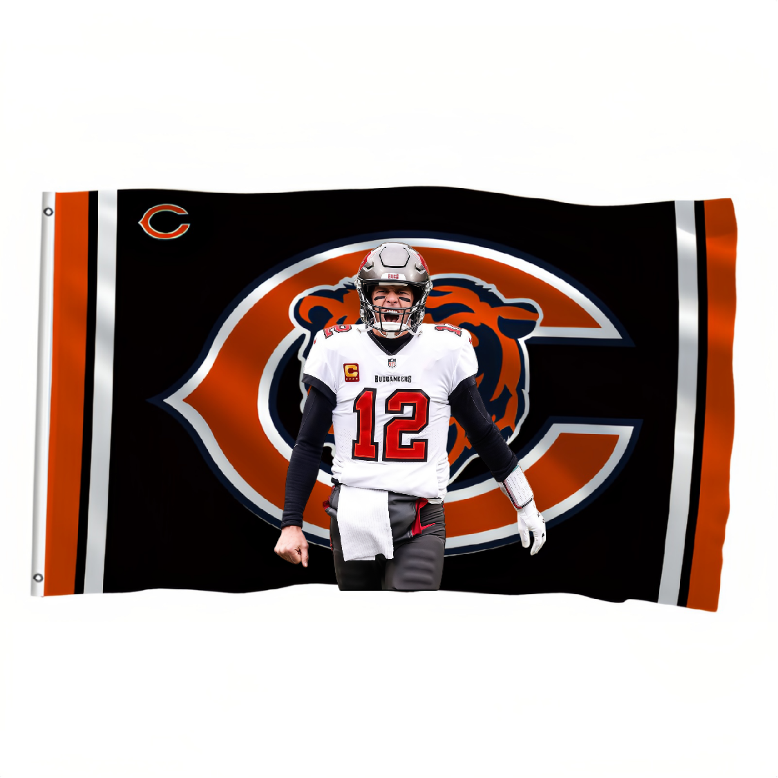 Chicago Bears Flag Custom Image