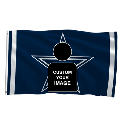 Dallas Cowboys Flag Custom Image