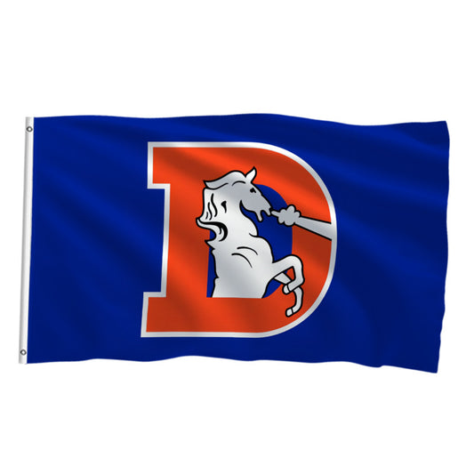 Denver Broncos Flag Custom Image
