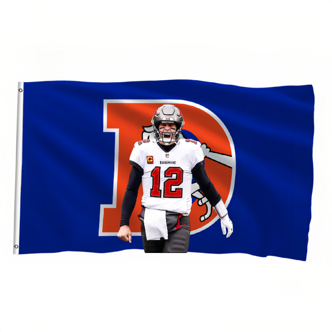 Denver Broncos Flag Custom Image