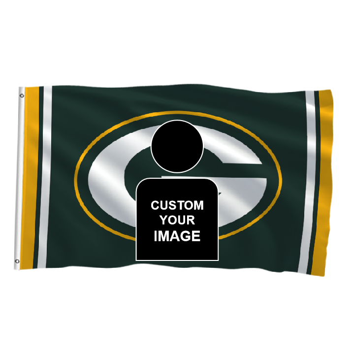 Green Bay Packers Flag Custom Image