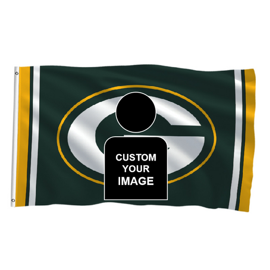 Green Bay Packers Flag Custom Image