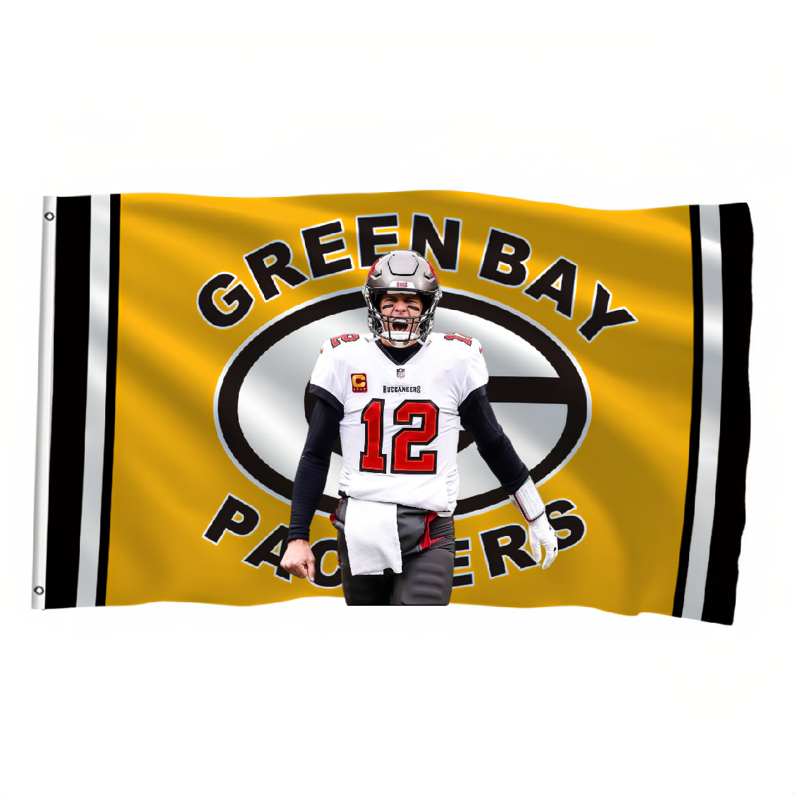 Green Bay Packers Yellow Flag Custom Image