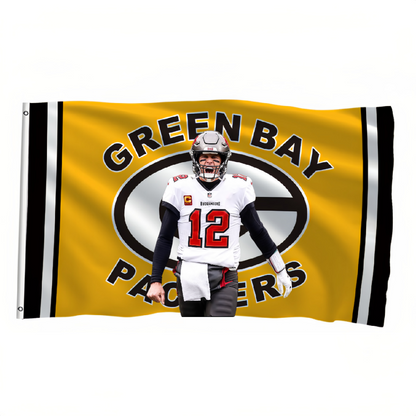 Green Bay Packers Yellow Flag Custom Image