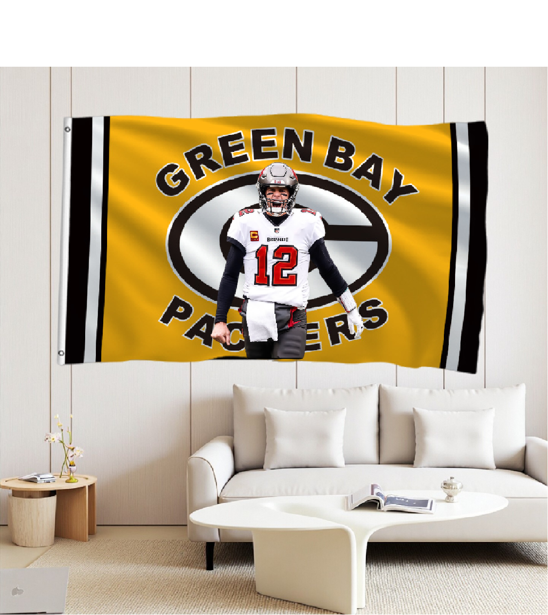 Green Bay Packers Yellow Flag Custom Image