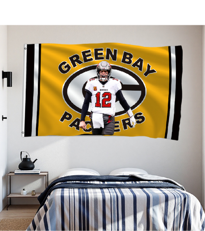 Green Bay Packers Yellow Flag Custom Image