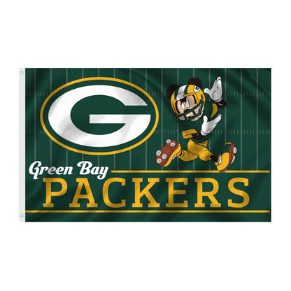 Green Bay Packers Flag Custom Image
