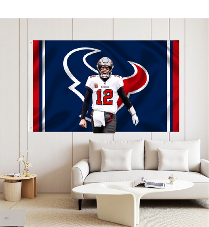 Houston Texans Flag Custom Image