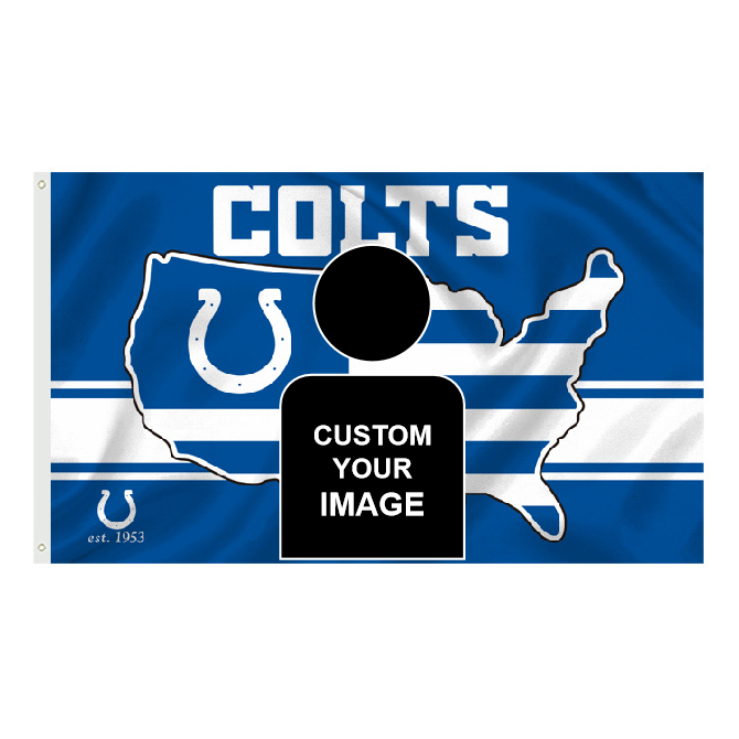 Indianapolis Colts Flag Custom Image