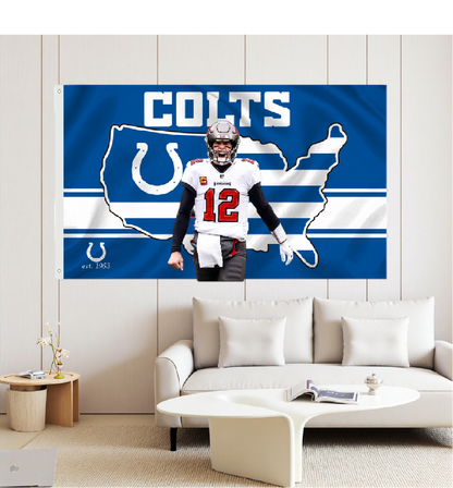 Indianapolis Colts Flag Custom Image