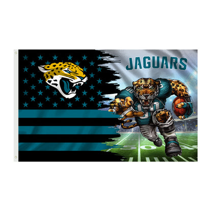Jacksonville Jaguars Flag Custom Image
