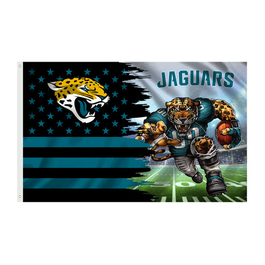 Jacksonville Jaguars Flag Custom Image