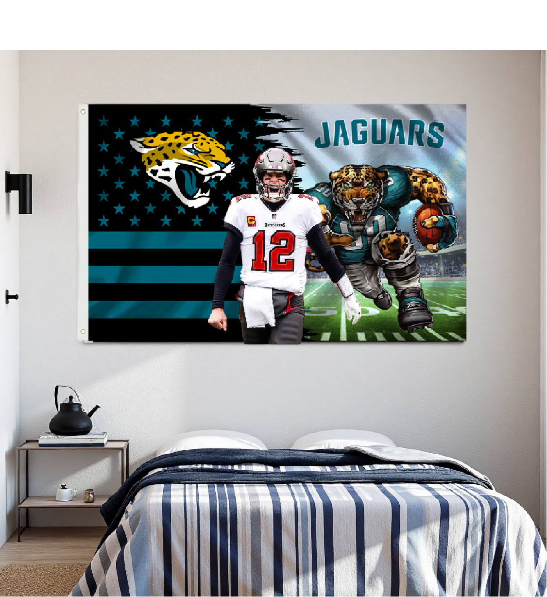 Jacksonville Jaguars Flag Custom Image