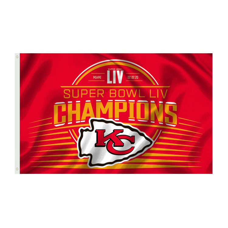Kansas City Chiefs Flag Custom Image