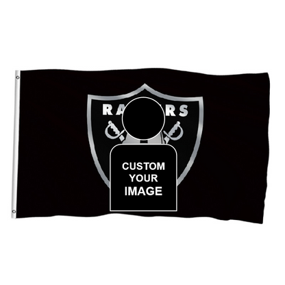Las Vegas Raiders Flag Custom Image