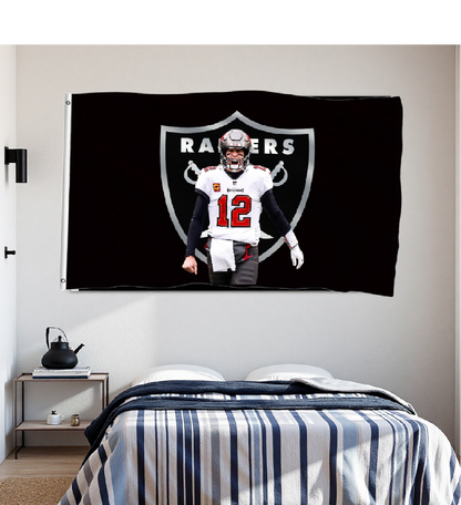 Las Vegas Raiders Flag Custom Image