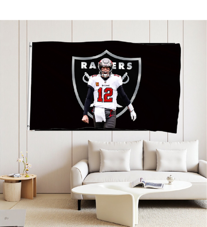 Las Vegas Raiders Flag Custom Image