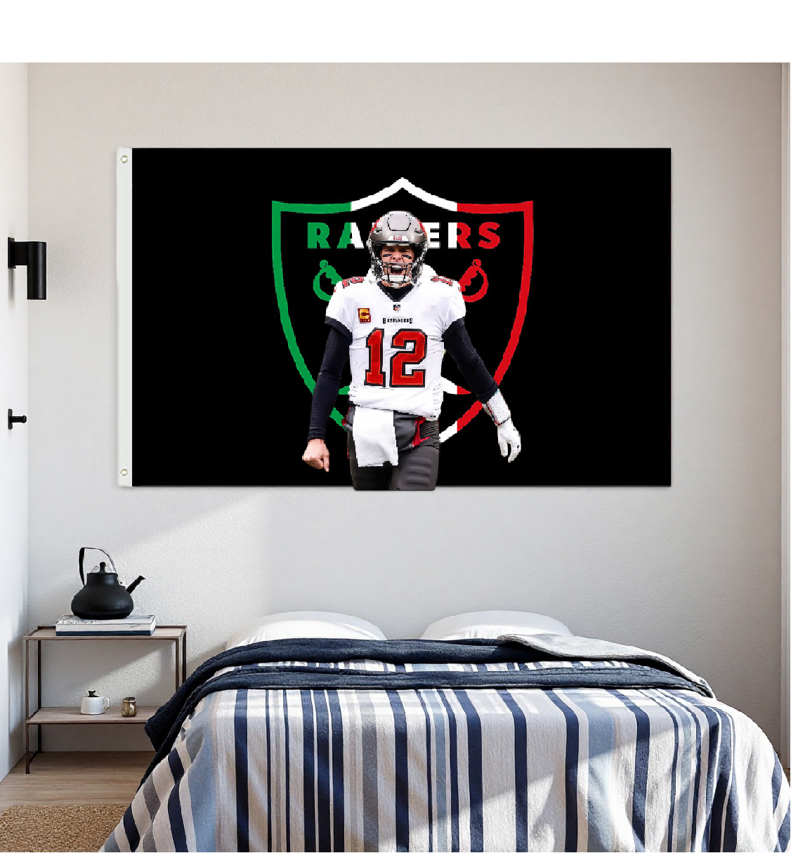 Las Vegas Raiders Flag Custom Image