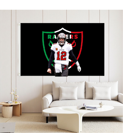 Las Vegas Raiders Flag Custom Image