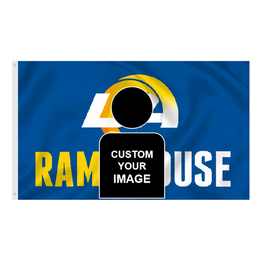 Los angeles Rams Flag Custom Image