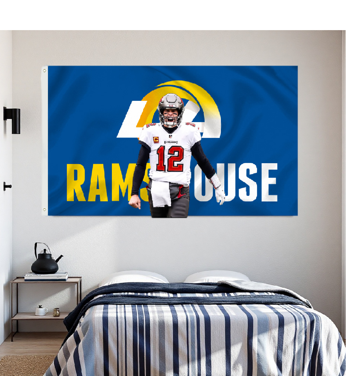 Los angeles Rams Flag Custom Image