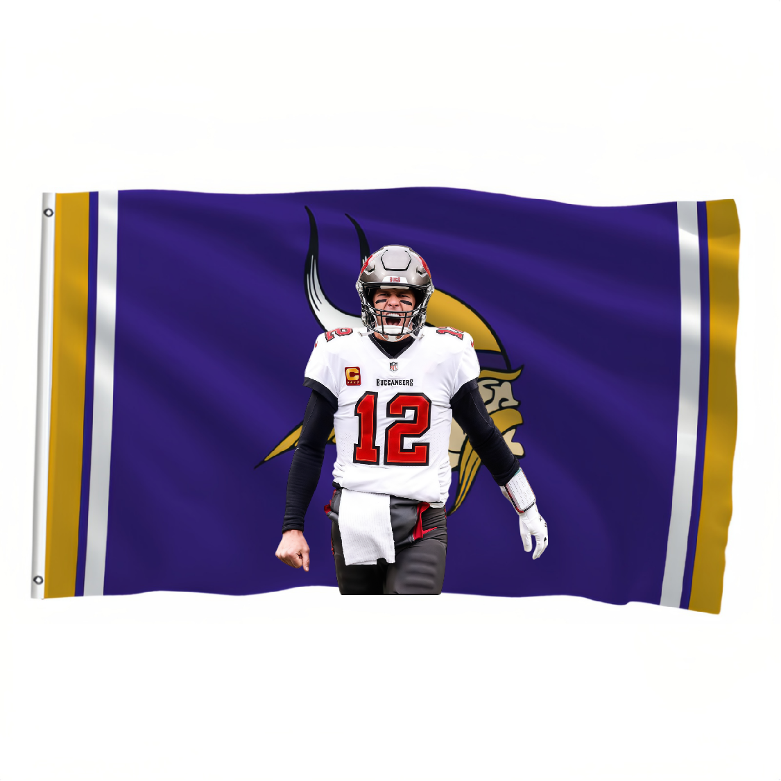 Minnesota Vikings Flag Custom Image