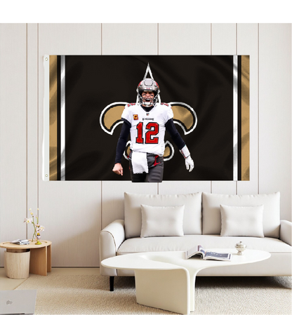 New Orleans Saints Flag Custom Image