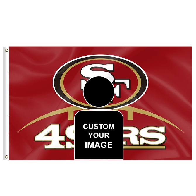 San Francisco 49ers Flag Custom Image
