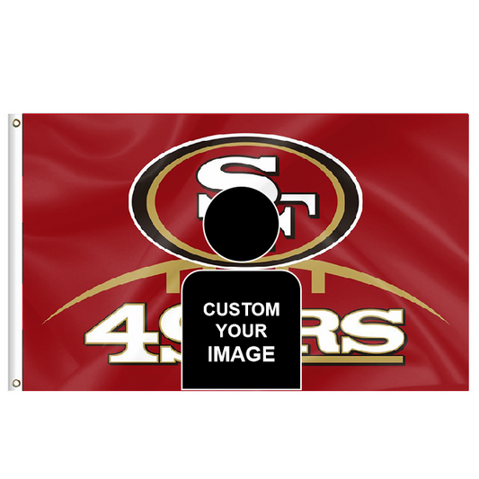 San Francisco 49ers Flag Custom Image