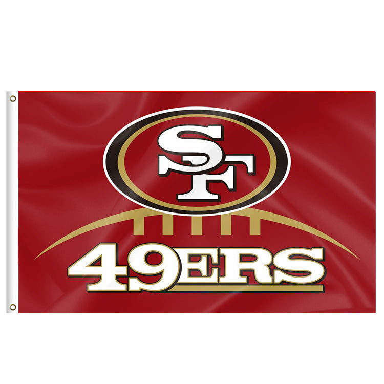 San Francisco 49ers Flag Custom Image