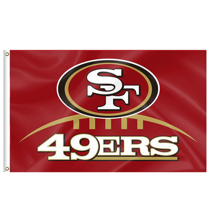 San Francisco 49ers Flag Custom Image