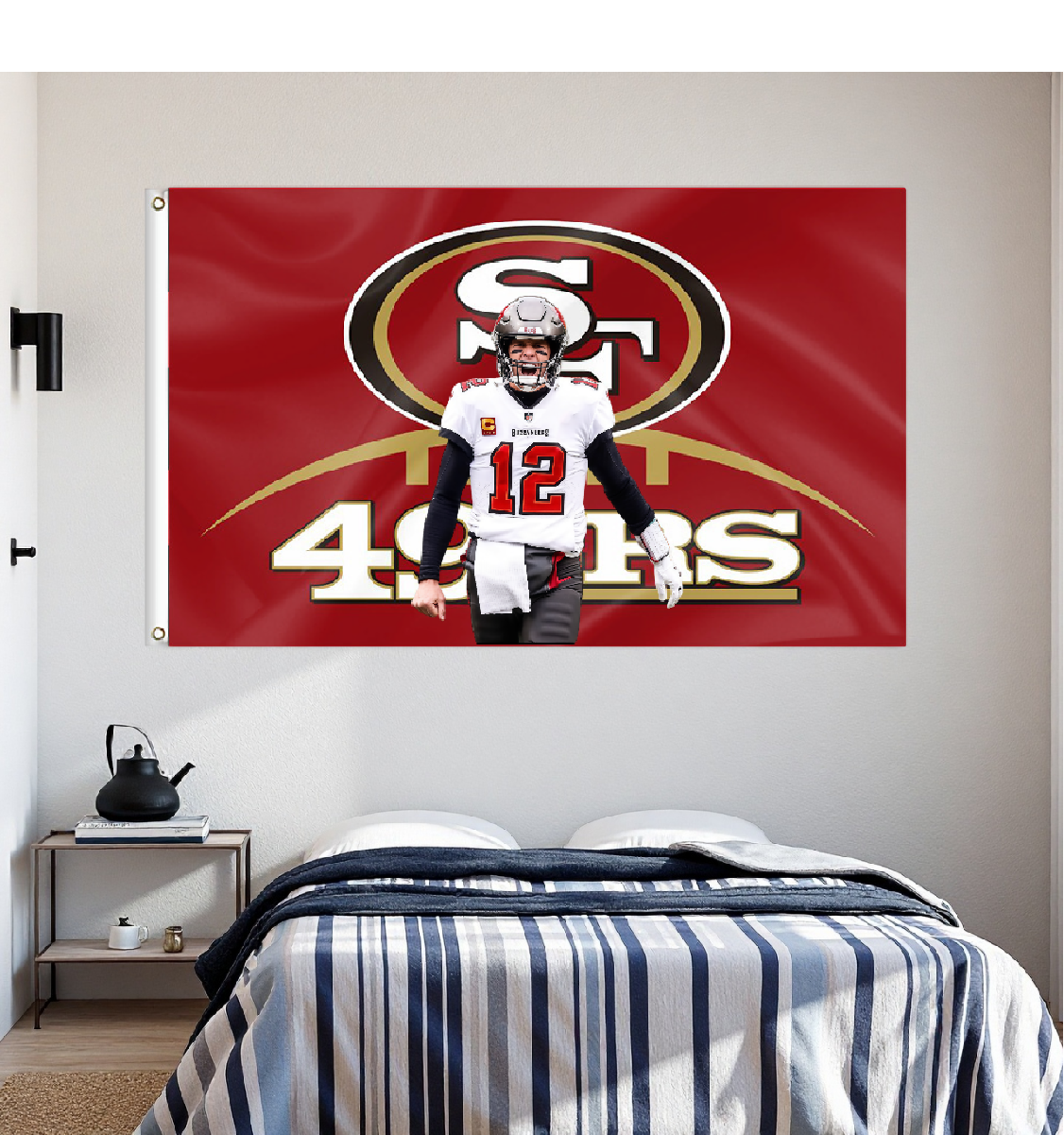 San Francisco 49ers Flag Custom Image
