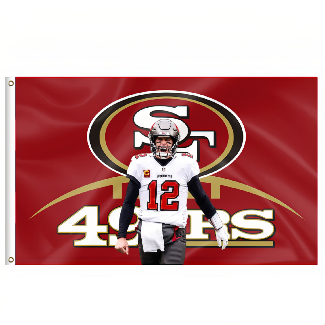 San Francisco 49ers Flag Custom Image