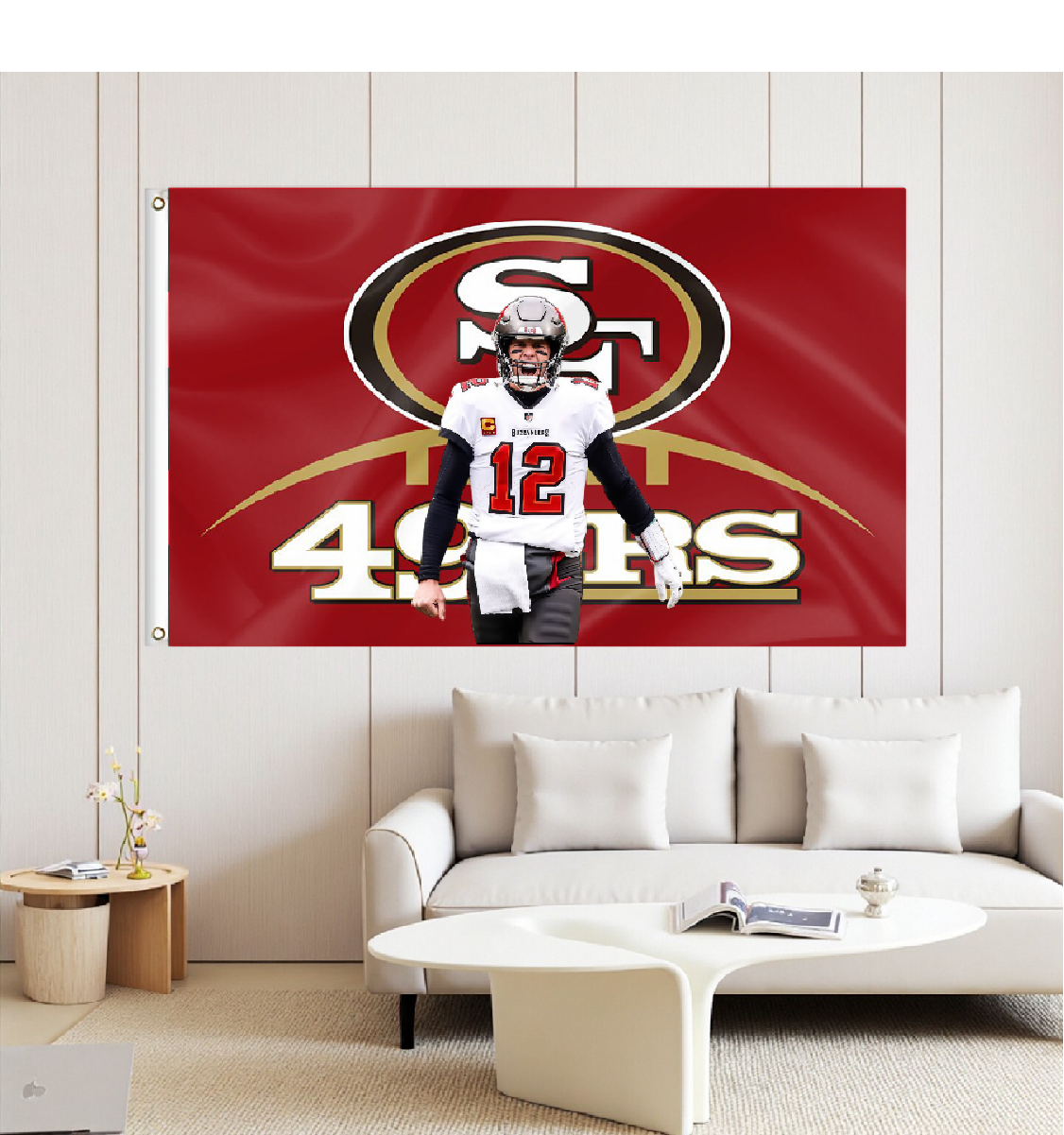 San Francisco 49ers Flag Custom Image