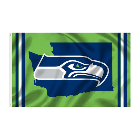 Seattle Seahawks Flag Custom Image