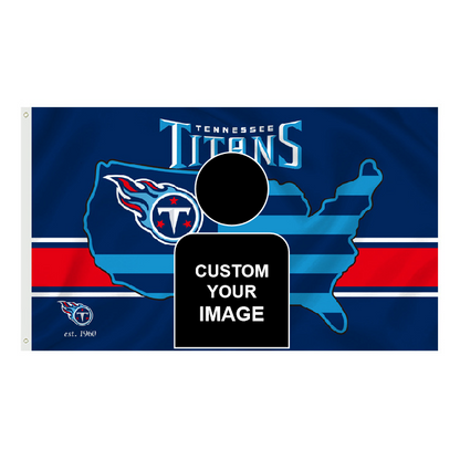 Tennessee Titans Flag Custom Image