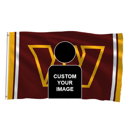 Washington Commanders Flag Custom Image