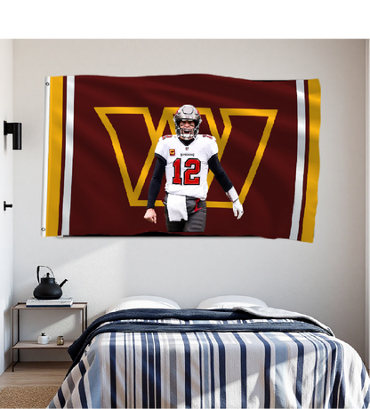 Washington Commanders Flag Custom Image