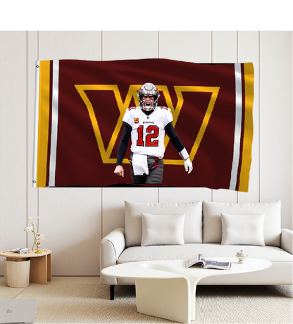 Washington Commanders Flag Custom Image