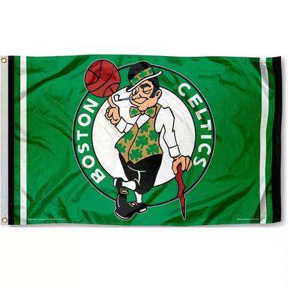 Boston Celtics Flag Custom Image