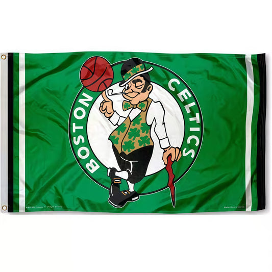Boston Celtics Flag Custom Image