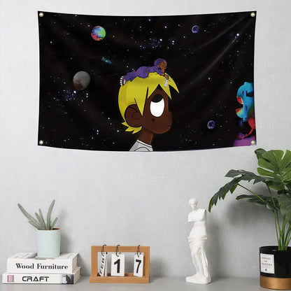 Luv Flag Tapestry Flag Custom Image