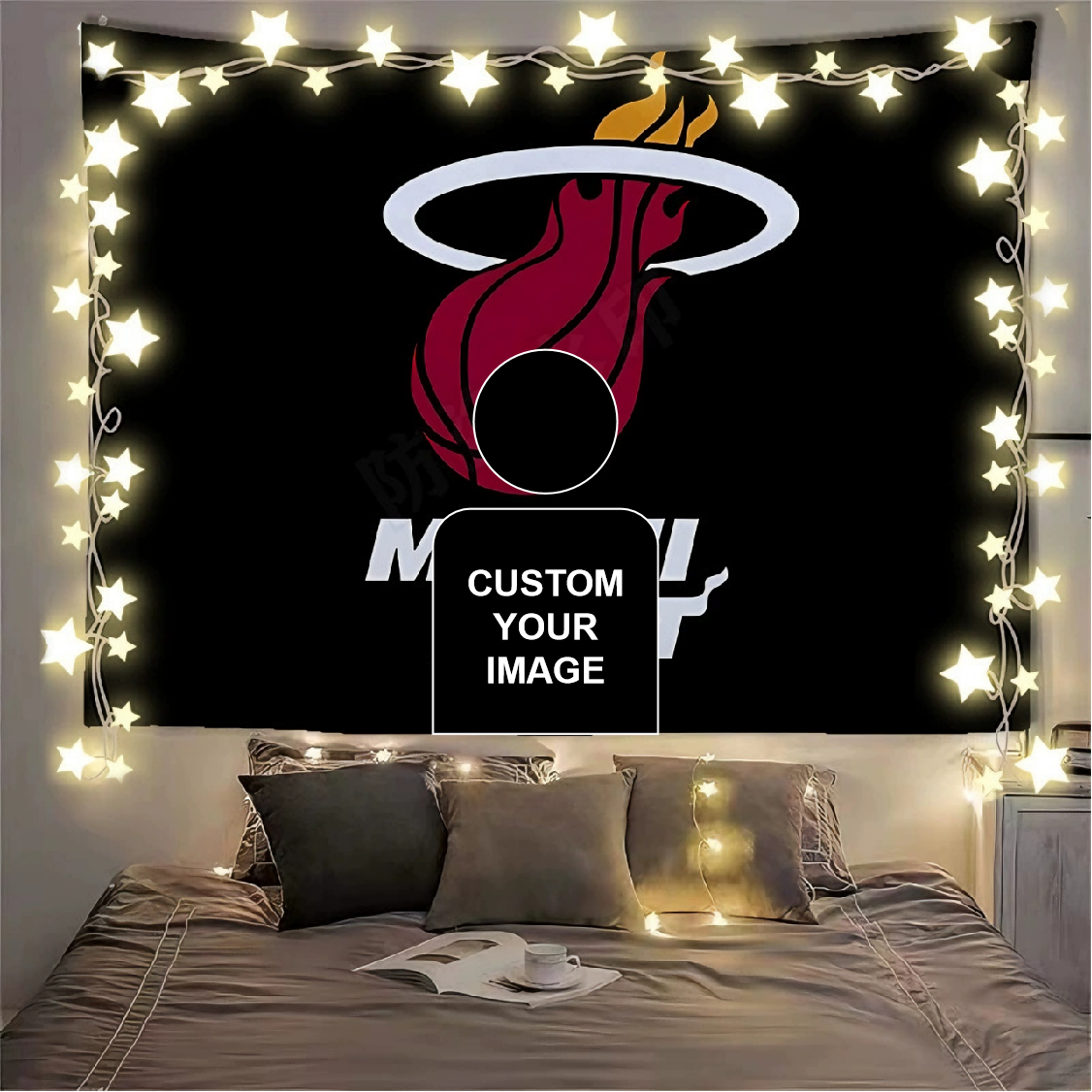Miami Heat Flag Custom Image