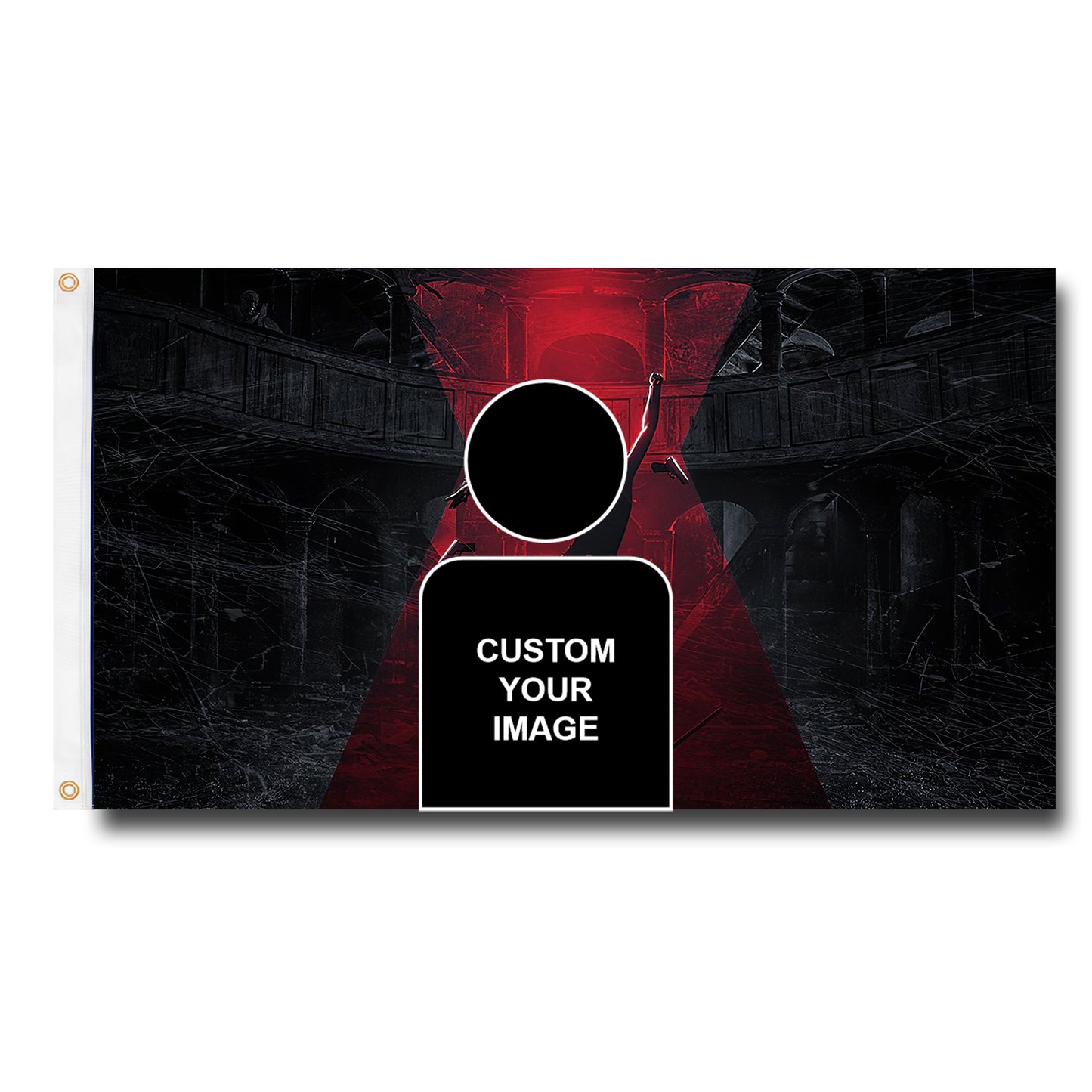 Black Widow Flag Custom Image