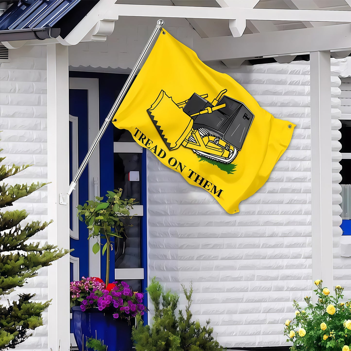 Tread On Them Flag Custom Image