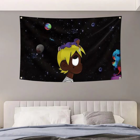 Luv Flag Tapestry Flag Custom Image