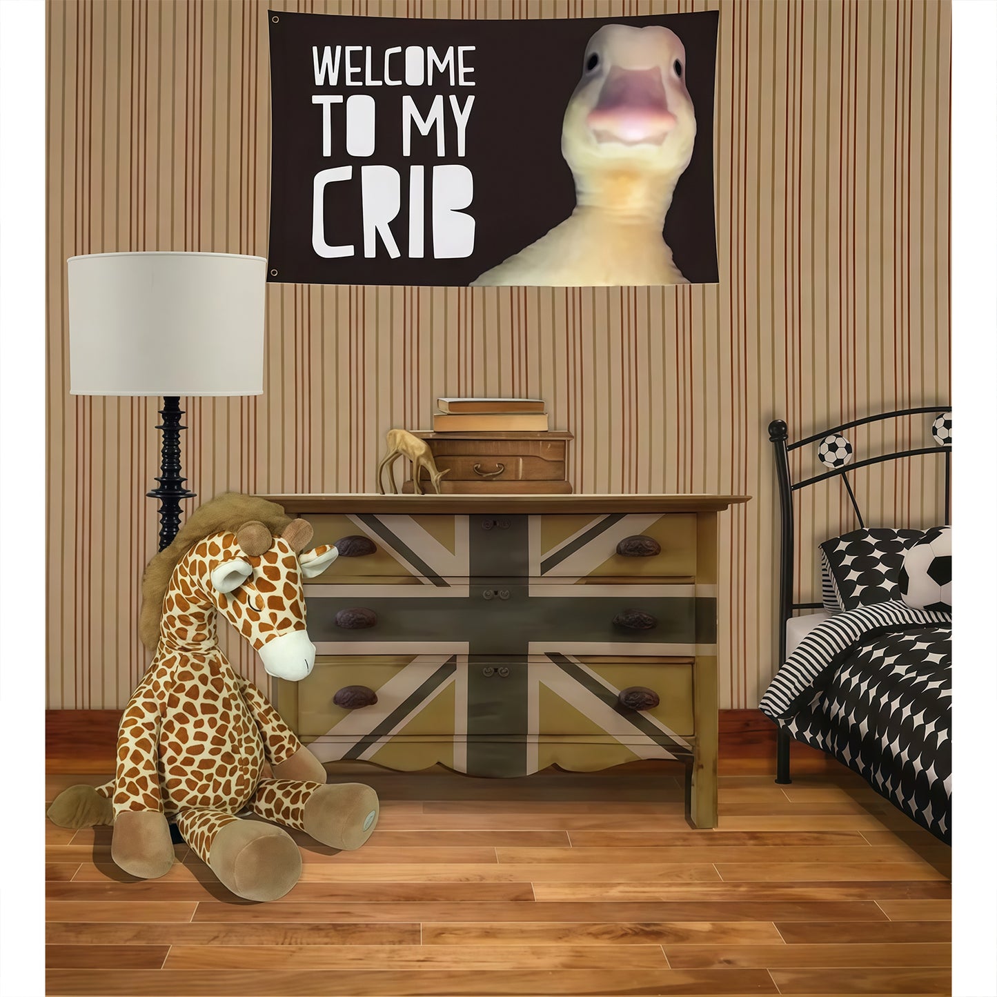 Welcome to My Crib2 Flag Custom Image