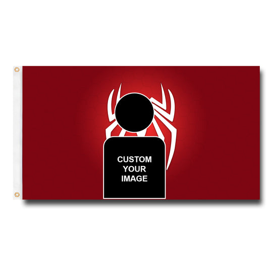 Spiderman Flag Custom Image