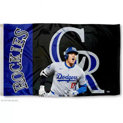 Colorado Rockies Classic Flag Custom Image